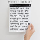 Ever Changing Acrylic Calendar | Minimalist Vertical
