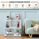 24 Inch 3-Tier Geometric Bookshelf with Thick Foot Pads by LJGDeals