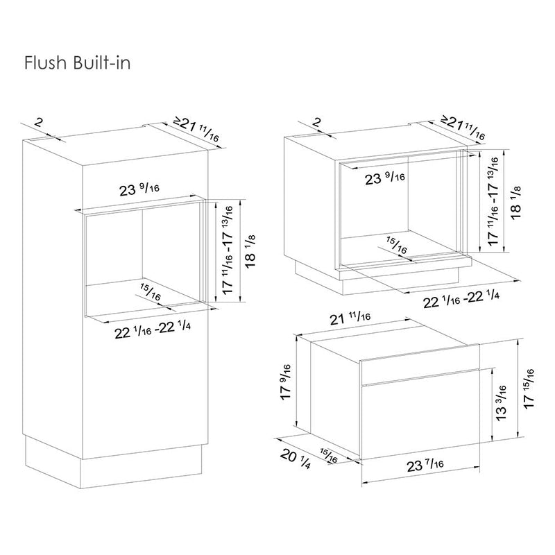 24'' Built-in Tempered Glass Steam Oven | SCD42-C2T