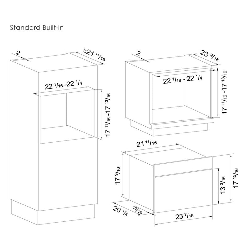 24'' Built-in Tempered Glass Steam Oven | SCD42-C2T