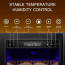 24 Inch Cigar Humidor Electric Humidor Black X51256H