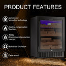 24 Inch Cigar Humidor Electric Humidor Black X51256H