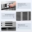Under Counter Refrigerator, 24 Inch Double Drawer Beverage Fridge F58145