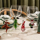 3D Christmas Tree Wine Glasses