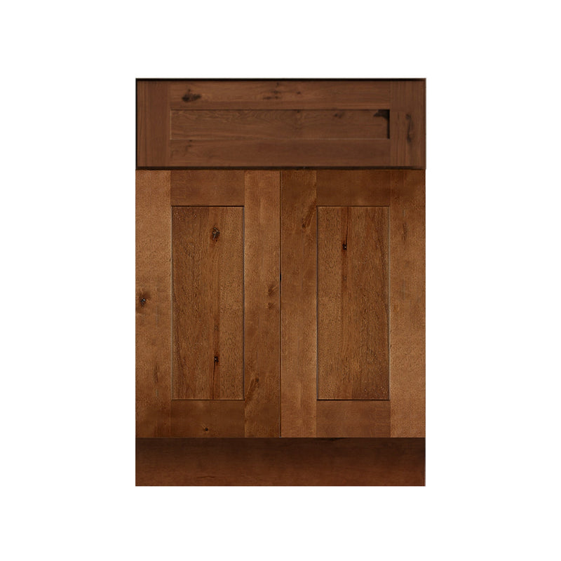 24 Inch Rustic Shaker Single Sink Bathroom Vanity