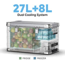 ICECO APL35 Dual Zone Aluminum Fridge Freezer 35 LT