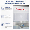 7.0 Cu.Ft Commercial Display Chest Freezer Inverter Energy Saving Ice