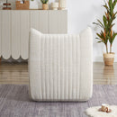 Bean Bag Chair For Adults, Lazy Floor Sofa Couch Memory Foam Bean Bag Sofas Chenille Fabric Reading Chair Comfortable Corner Lounge Sofa For Living Room - White by HouseOfZazla