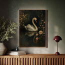 Swan in the Garden of Dusk