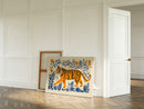 Majestic Tiger Print – Bold Jungle Art, Modern Folk Style Wall Decor