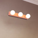 GobekUsa Macaron Style Metallic Vanity Light Fixture - Pink/Yellow - 3/4 Lights for Bedroom Wall Lighting