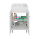 Demolotion Utility Sink Cabinet with Dual Compartments and Storage by HouseOfZazla