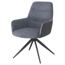 Hester - Arm Chair (Set of 2) - Gray Fabric by Unique Piece Furniture