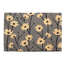 Wild Flowers - Gray Coir Doormat