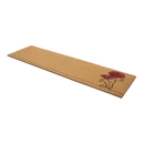 Red Flower Coir Doormat