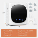 Portable Clothes Dryer Compact Drying Machine 800W Electric Laundry Dryer