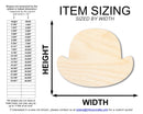Unfinished Top Hat Shape | DIY Craft Cutout | up to 46" DIY