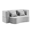 Modern Floor Sofa With 4 Pillows