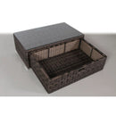 Modern Patio Rattan Sectional Set With Cushions by Unique Piece Furniture
