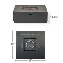 39'' Square Iron Fire Pit - 50,000 BTU