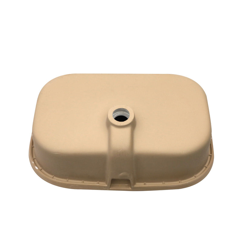 Undermount Bathroom Sink 22" X 15.25" With Overflow Sleek, High Temperature Fired, Stain Resistant, Smooth Polished Surface - White, photo 6 of 11