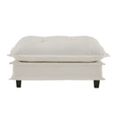 73 Chenille Ottoman