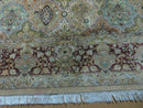 8' X 10' Safavieh Handmade Pakistan Oriental Floral Wool Rug Hand Knotted Organic
