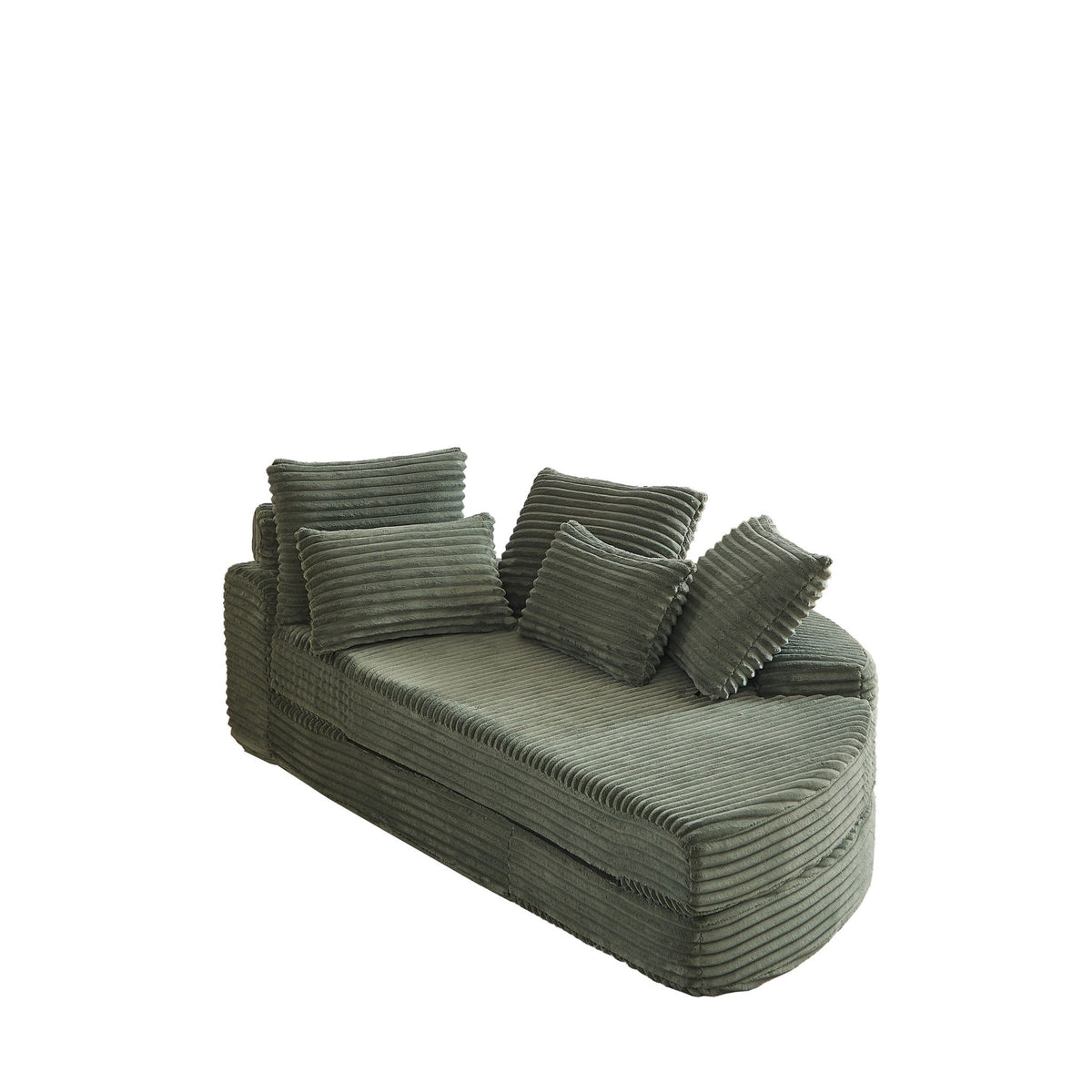 Semi Circular 2 In 1 Sofa Bed With Neck Pillow, photo 10 of 40