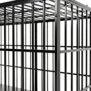 Extra Large Heavy Duty Dog Crate With Removable Pans For Dogs - Black