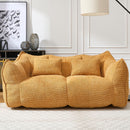Comfortable Dual Beanbag Chair With High Resilience Foam Core For 2 People by HouseOfZazla
