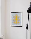 Blue and yellow shape