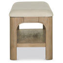 Solano 52-inch Bedroom Bed End Bench Weathered Mango