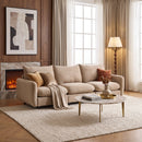 99 in. 3-Piece Modular Free Combination Sectional Sofa Couch