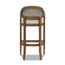Americana - Mid-Century Modern Cane Back Counter Stool by HouseOfZazla