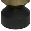 Miller - Side Table - Black / Brass by HouseOfZazla