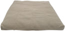 Zabuton Meditation Base Cushion - Hemp Fabric Cover, Recycled Cotton Interior