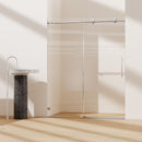 Frameless, Single Sliding Soft Close Shower Doors, 5/16" Sgcc Tempered Glass by HouseOfZazla