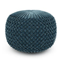 Renee - Handcrafted Round Pouf by Unique Piece Furniture