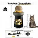 Outdoor Garden Lantern with Warm LED Light Deer Silhouette by HouseOfZazla
