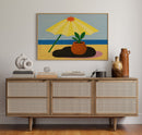 Sunshade and Terracotta by the Sea