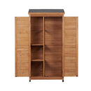 Outdoor Storage Shed With Vertical Tool Cabinet For Backyard by HouseOfZazla