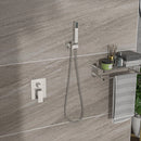 Dual Shower Head 16" Ceiling Mount Square Shower System With Rough In Valve by HouseOfZazla