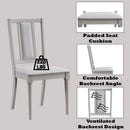 Marta - Side Chair (Set of 2) - Beige Linen & Natural