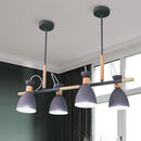 GobekUsa Nordic 4-Light Bell Metal Island Ceiling Hang Light - Adjustable for Dining Room