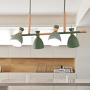 GobekUsa Nordic 4-Light Bell Metal Island Ceiling Hang Light - Adjustable for Dining Room