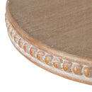 Wooden Display Stand With Beaded Trim - Black Brown by HouseOfZazla
