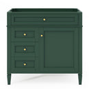 Bathroom Vanity With 2 Drawers and Tip-Out Storage Cabinet by HouseOfZazla
