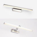 GobekUsa Contemporary LED Wall Mounted Vanity Light Fixture - Stainless Steel Stick Design, White Lighting