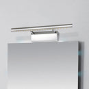 GobekUsa Stainless Steel Vanity Lamp: Minimalist Nickel LED Wall Light with Pivot Joint