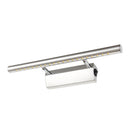 GobekUsa Stainless Steel Vanity Lamp: Minimalist Nickel LED Wall Light with Pivot Joint